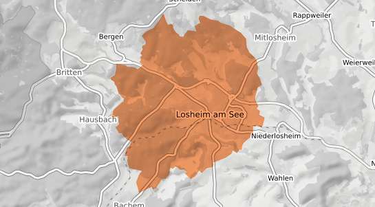 Mietspiegelkarte Losheim am See Losheim